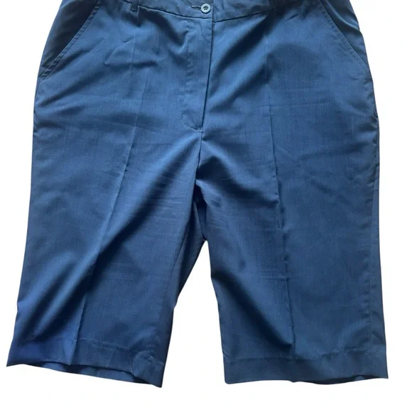 Monterey Club Navy Golf Shorts Women’s Size 14 Stretch Dress Shorts - Picture 6 of 7